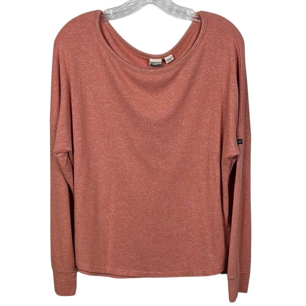 Roxy Mauve Pink Boxy Oversized Sweatshirt Top Long Sleeve Women’s Medium